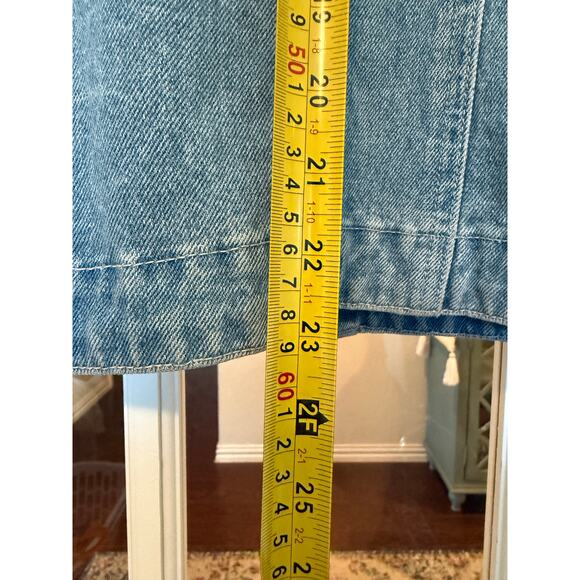 Vintage Bill Blass denim floral embroidered vest size medium - Picture 4 of 7